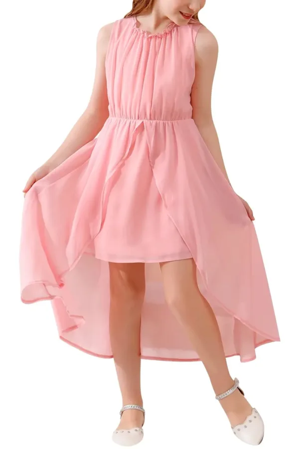 girls chiffon party dress 1