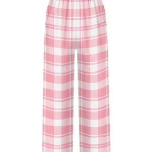girls christmas pants plaid 7