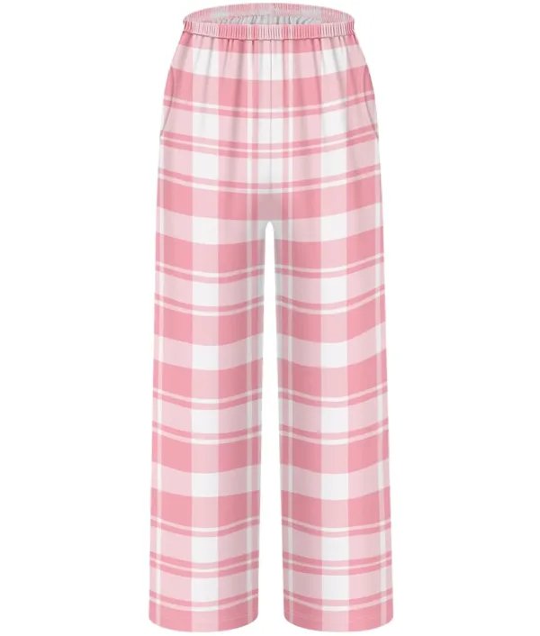 girls christmas pants plaid 7