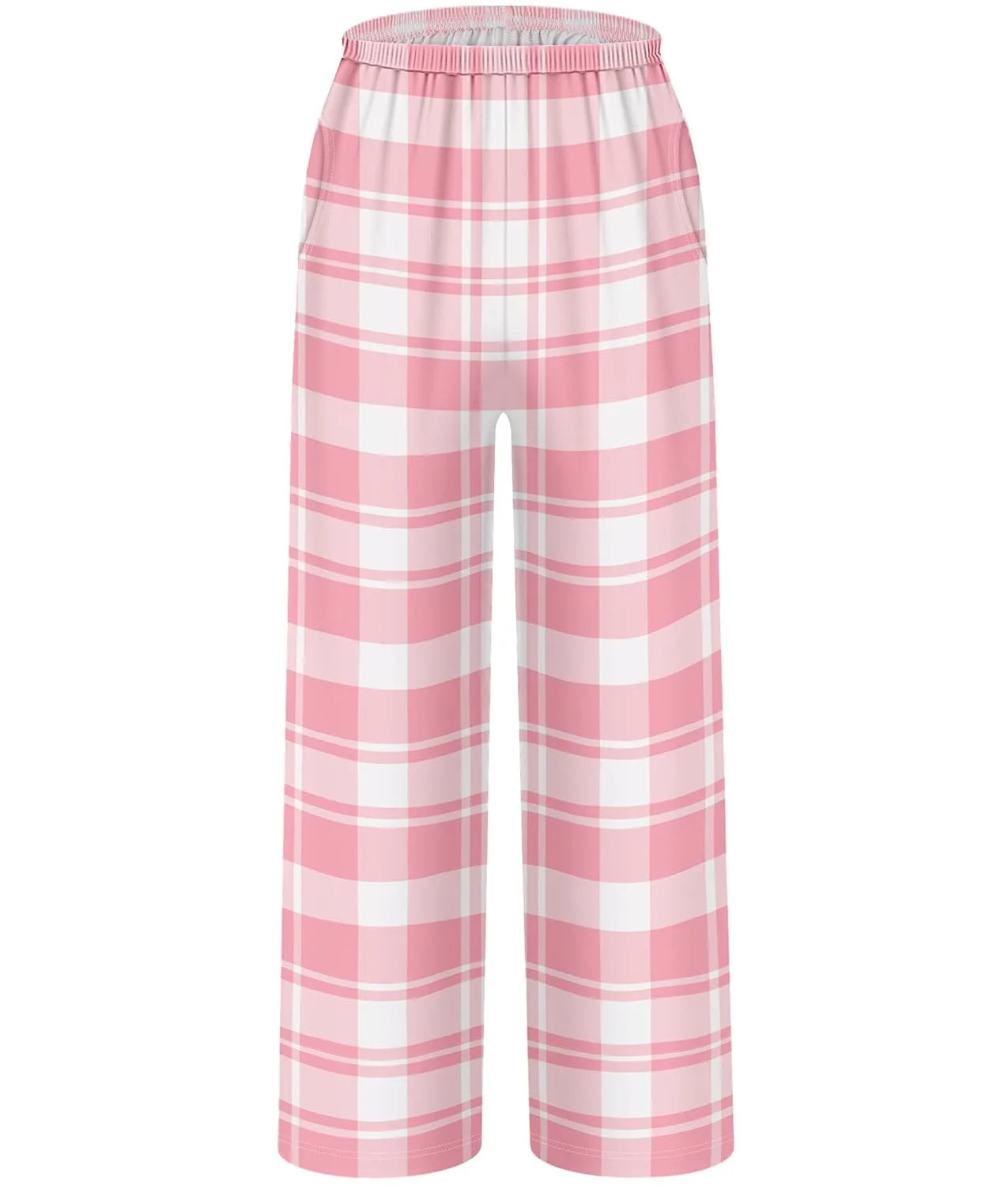 girls christmas pants plaid 7