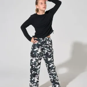 girls clothes ruched camo 2