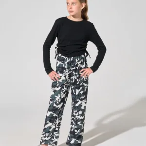 girls clothes ruched camo 3