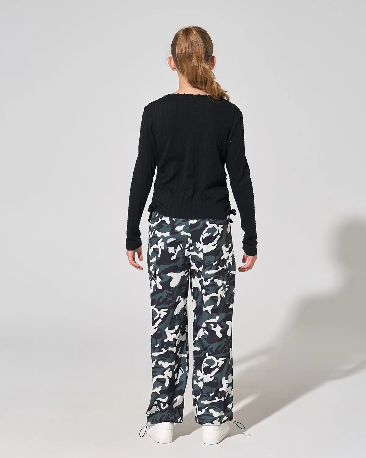 girls clothes ruched camo 5