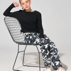 girls clothes ruched camo 6