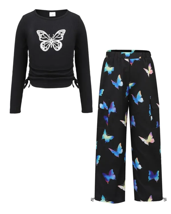 girls clothes ruched camo 7