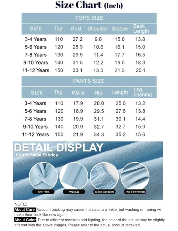 girls clothes sets 6