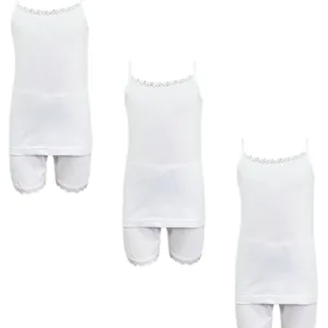 girls cotton camisole shorts 1