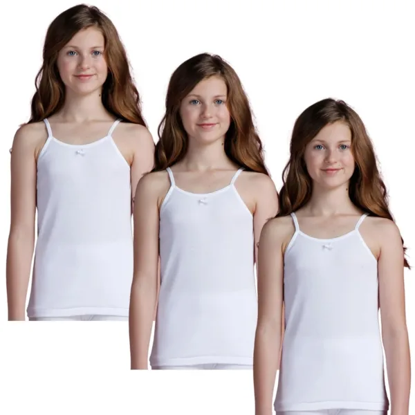 girls cotton camisoles 1