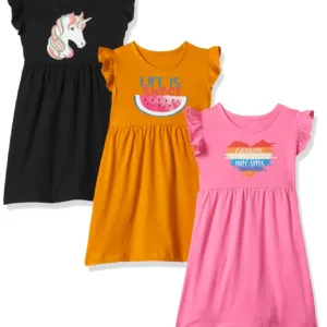girls cotton casual frocks 5