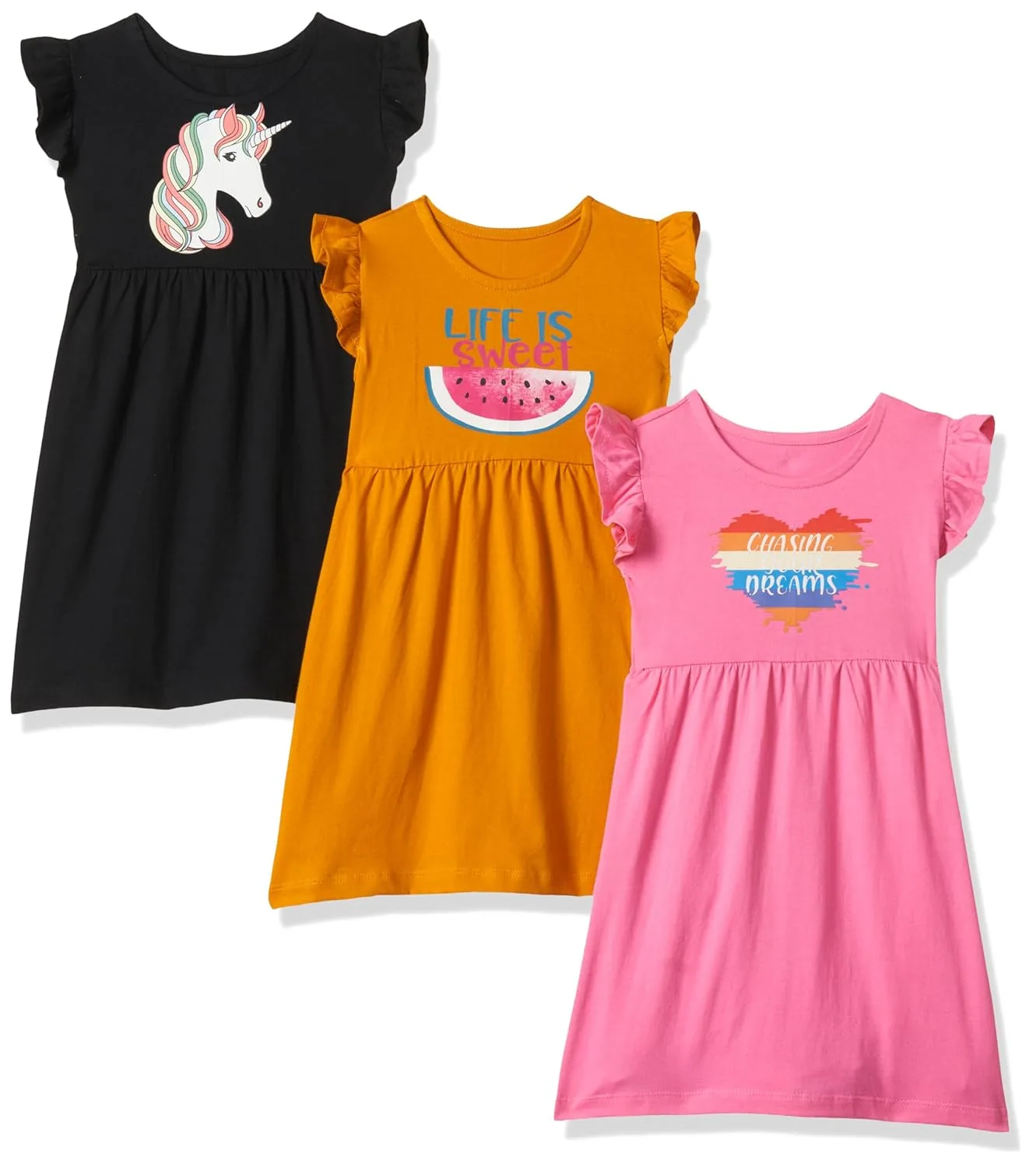 girls cotton casual frocks 5