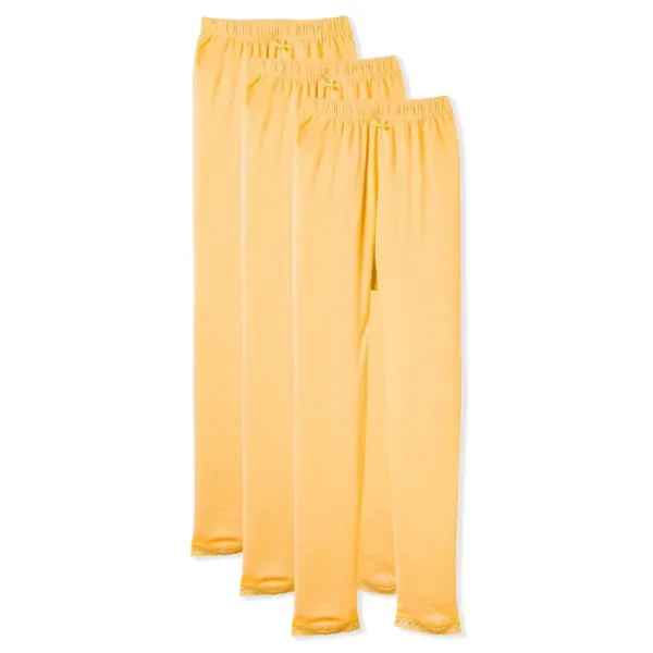 girls cotton leggings lace 7