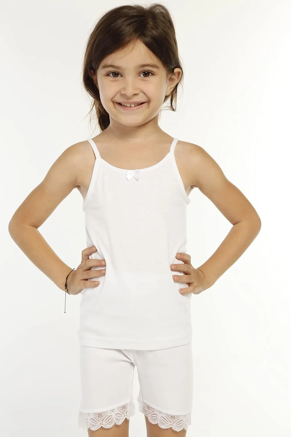 girls cotton tank short 2