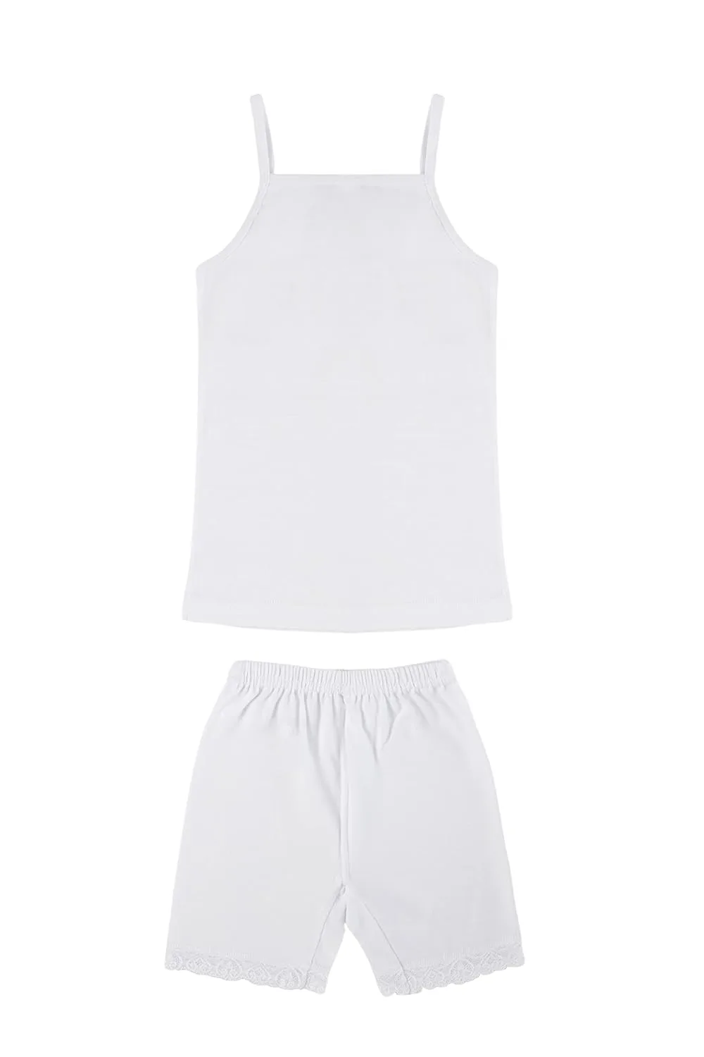 girls cotton tank short 6