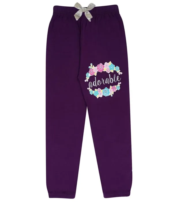 girls cotton track pants 4