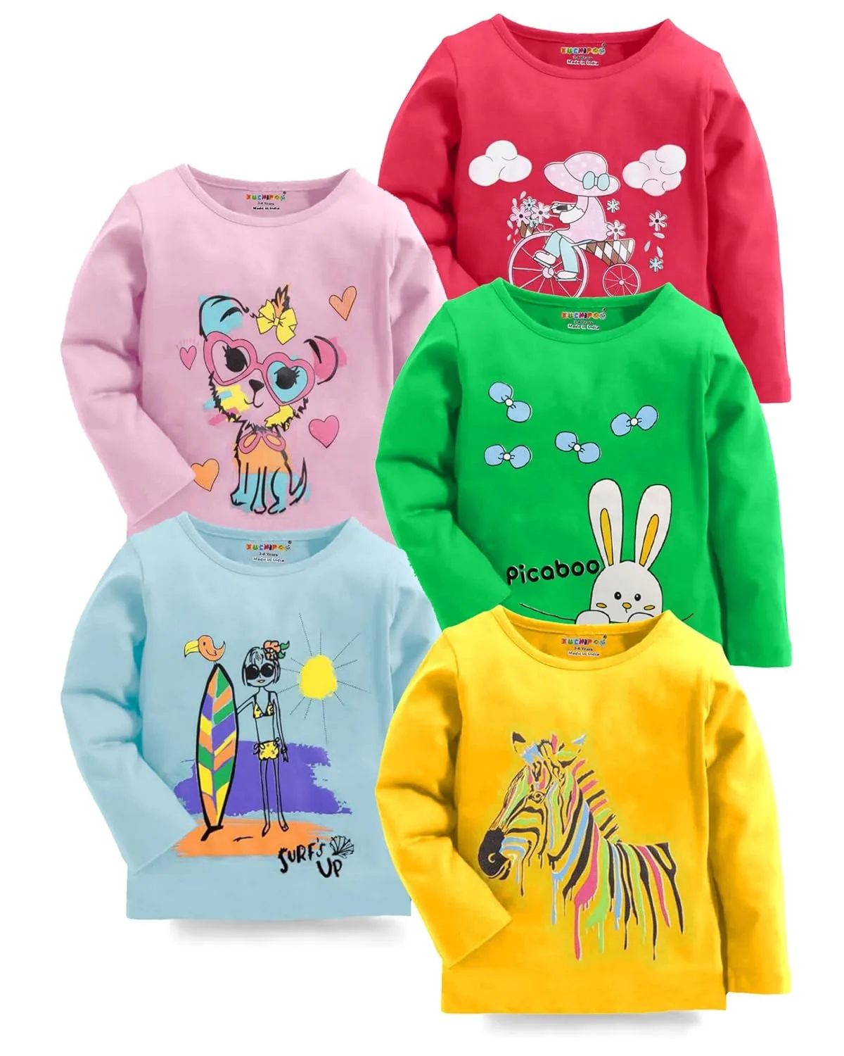 girls cotton tshirt half 1