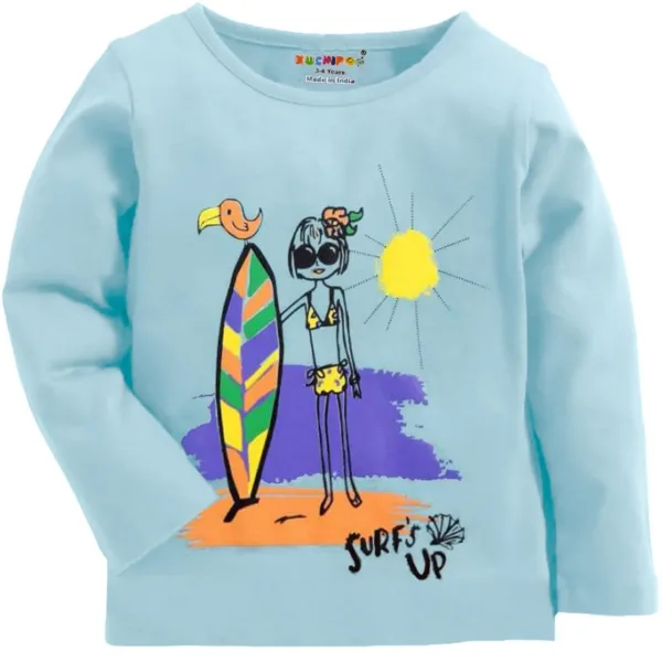 girls cotton tshirt half 3