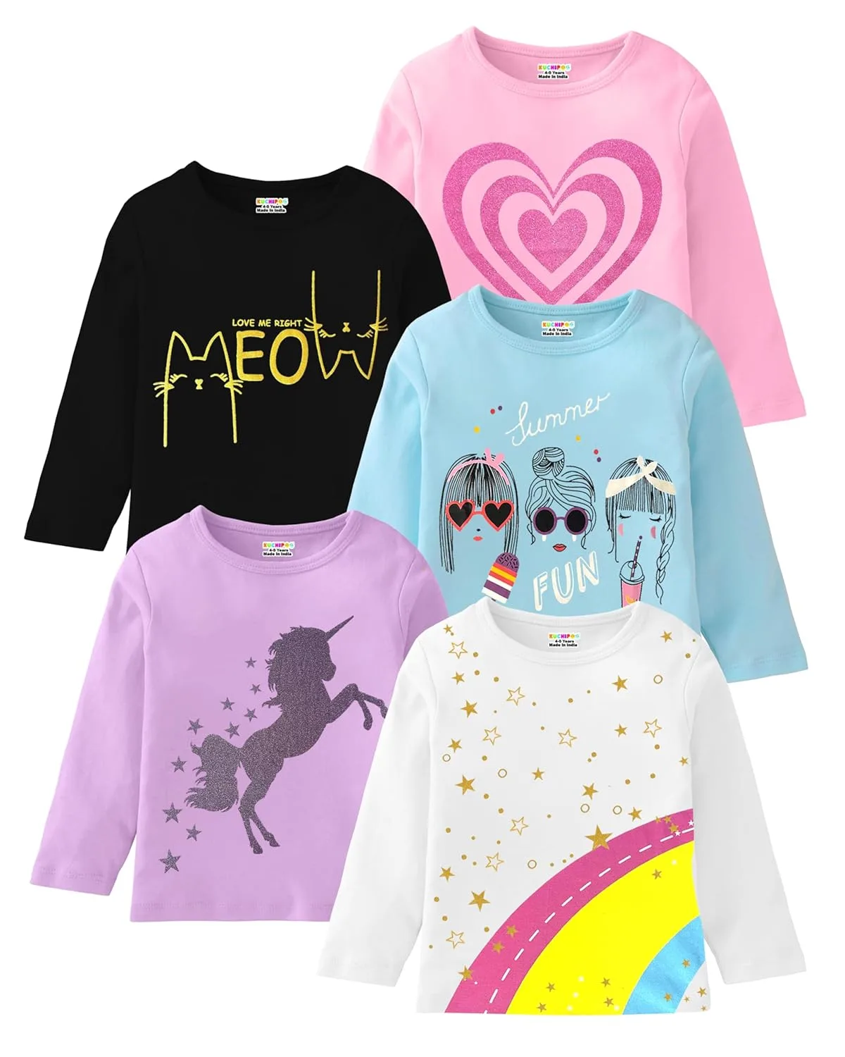 girls cotton tshirts 1