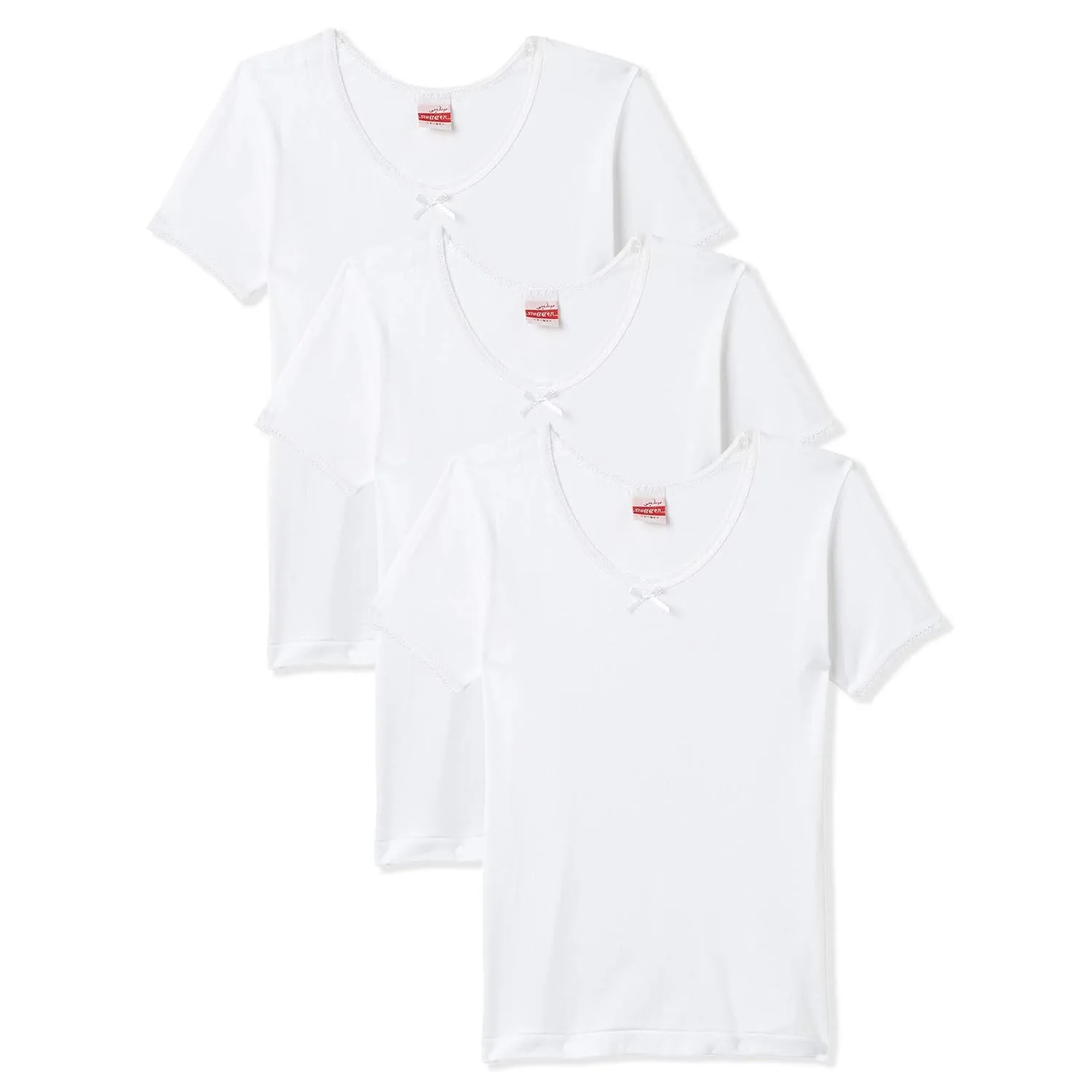 girls cotton undershirt pack 1