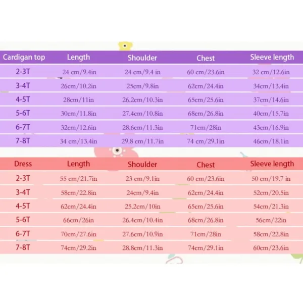 girls dress cardigan set 7