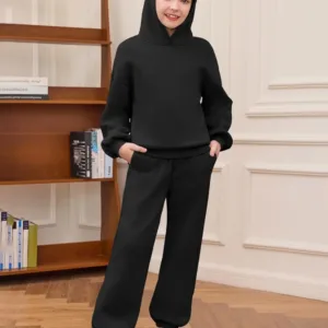 girls fleece hoodie set 5