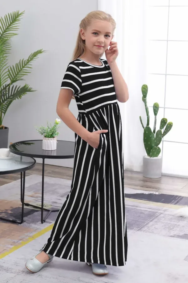 girls floral maxi dress 3