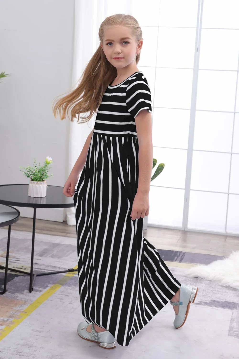 girls floral maxi dress 4