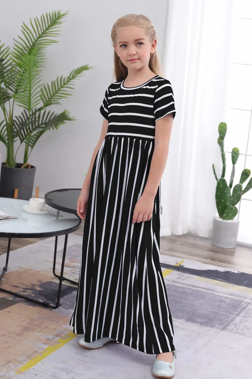 girls floral maxi dress 5