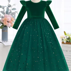 girls flower lace dress 3