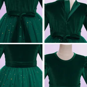 girls flower lace dress 4