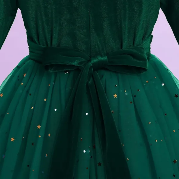 girls flower lace dress 5