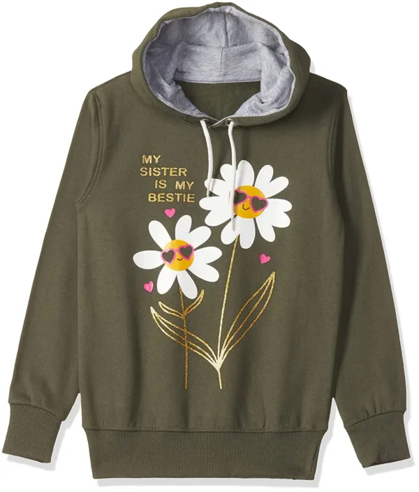 girls hooded sweatshirt 2