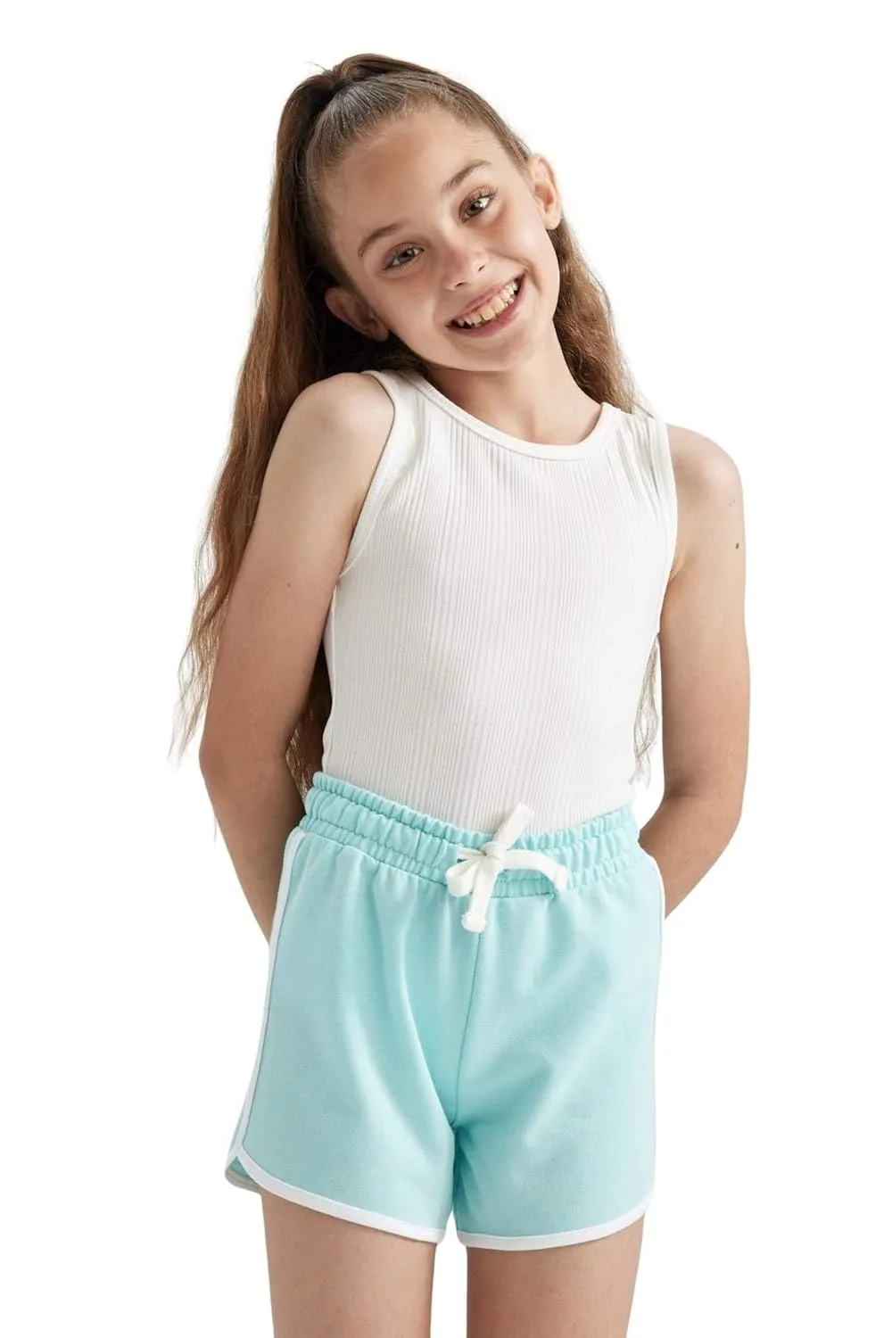 girls knitted shorts 1