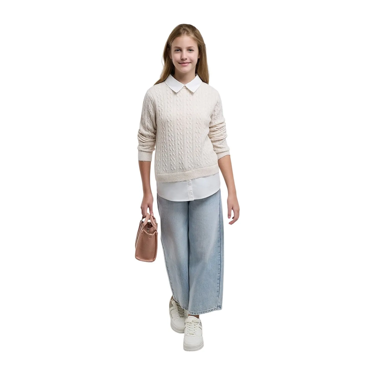 girls knitted sweater 1