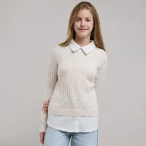 girls knitted sweater 2