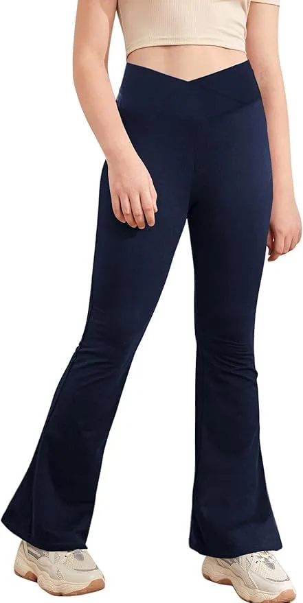 girls leggings flare pants 1