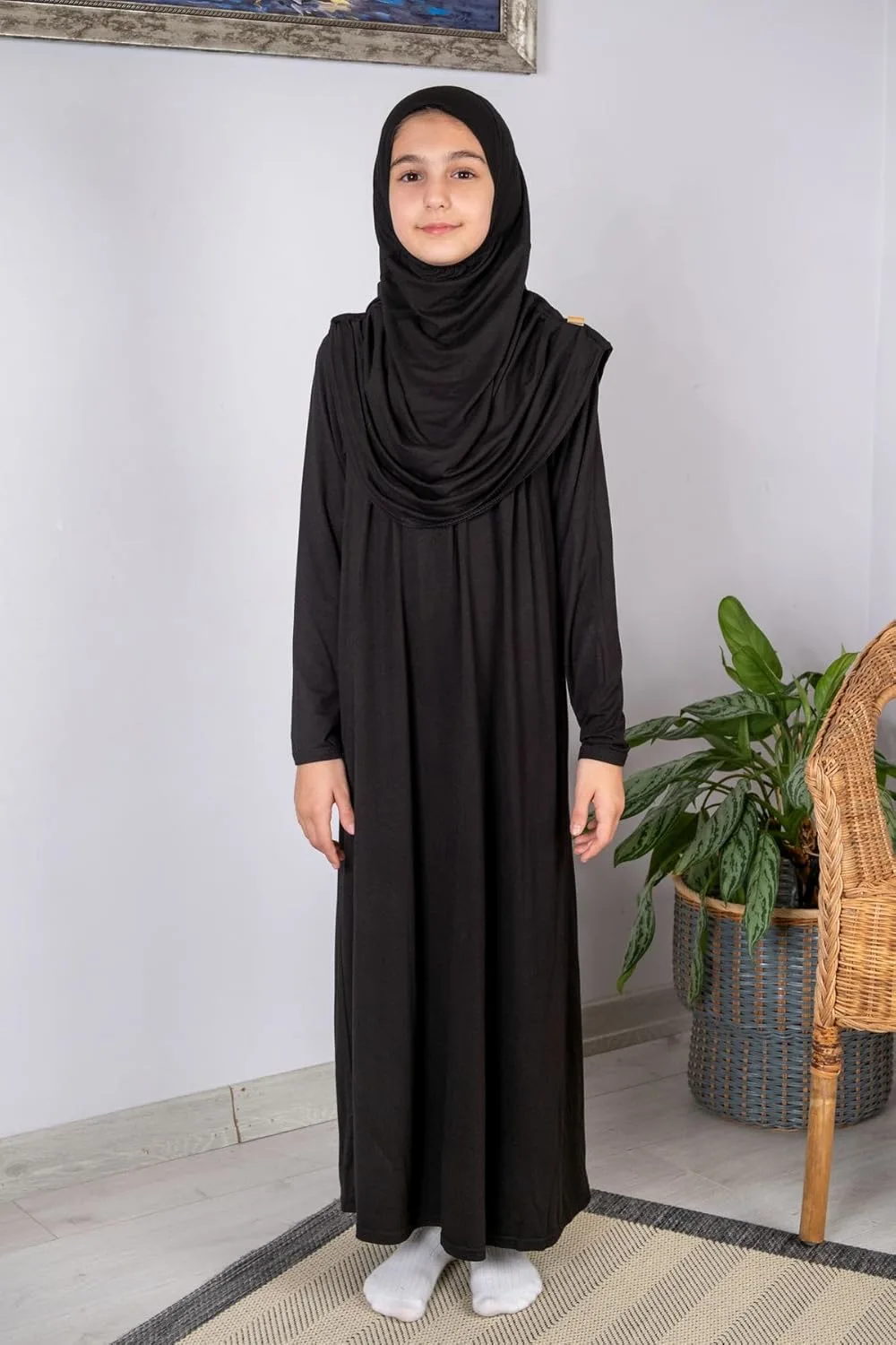 girls muslim prayer dress 3