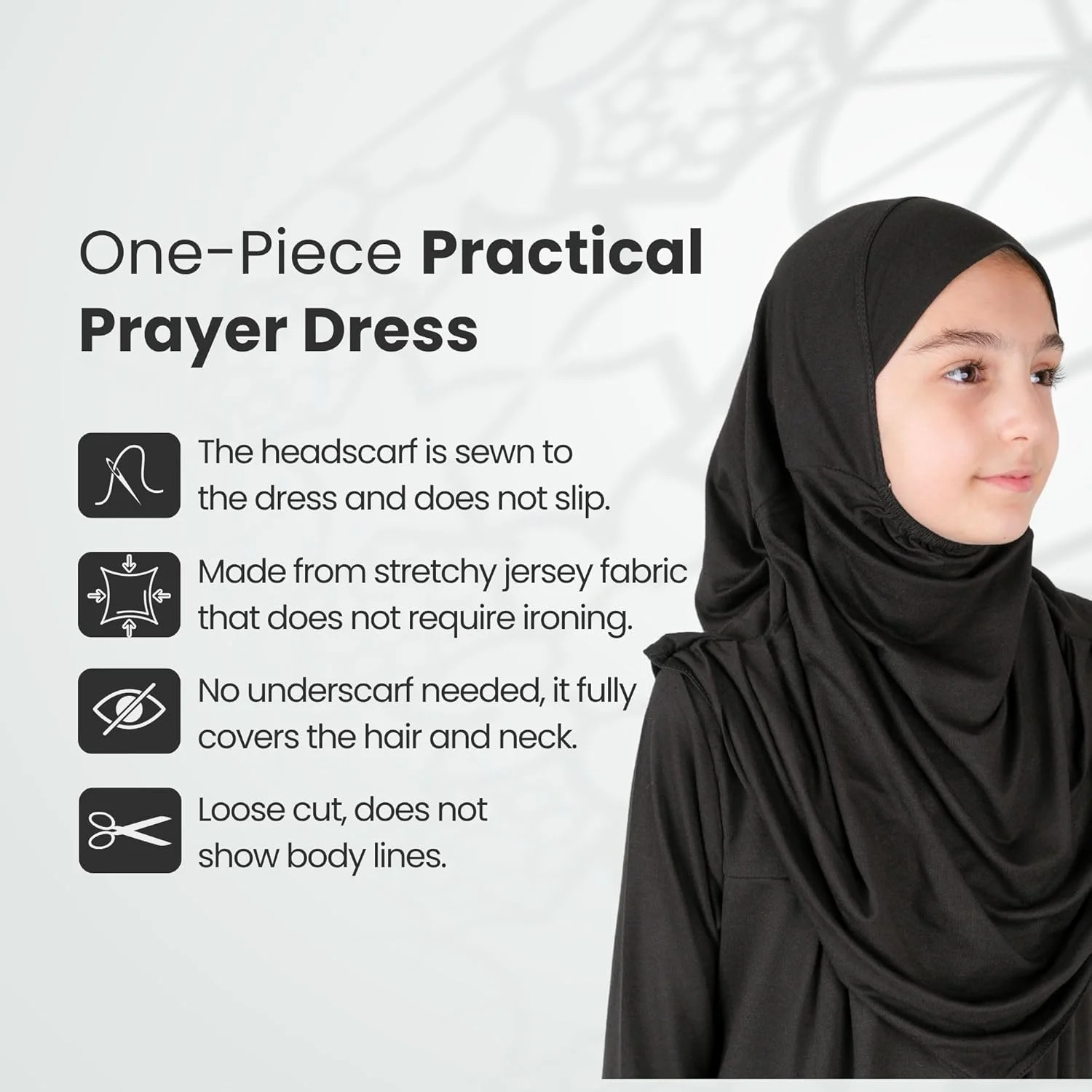 girls muslim prayer dress 5