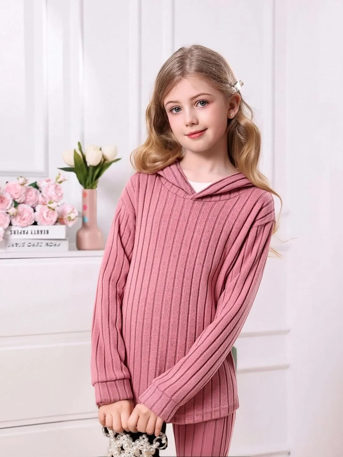 girls outfit hooded set 4