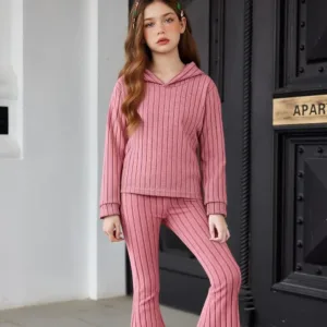 girls outfit hooded set 6