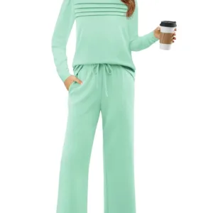 girls outfit pleated pants 7