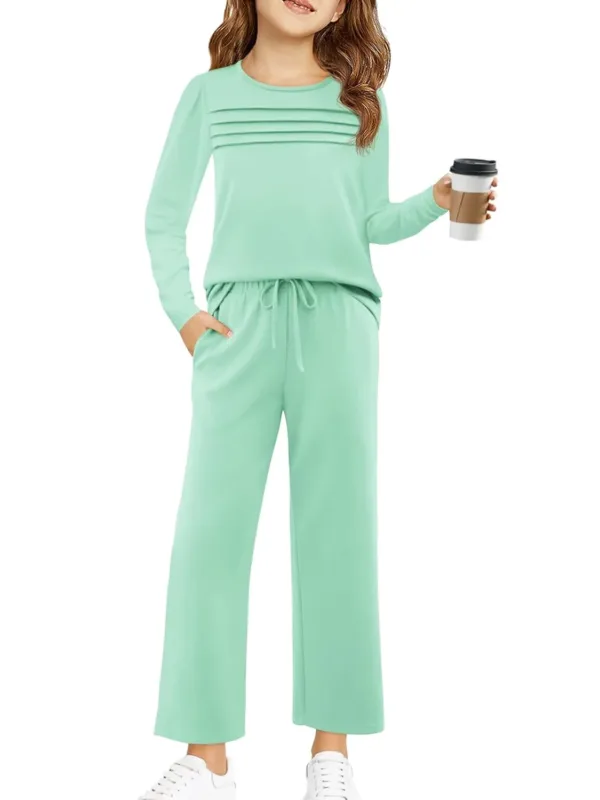 girls outfit pleated pants 7