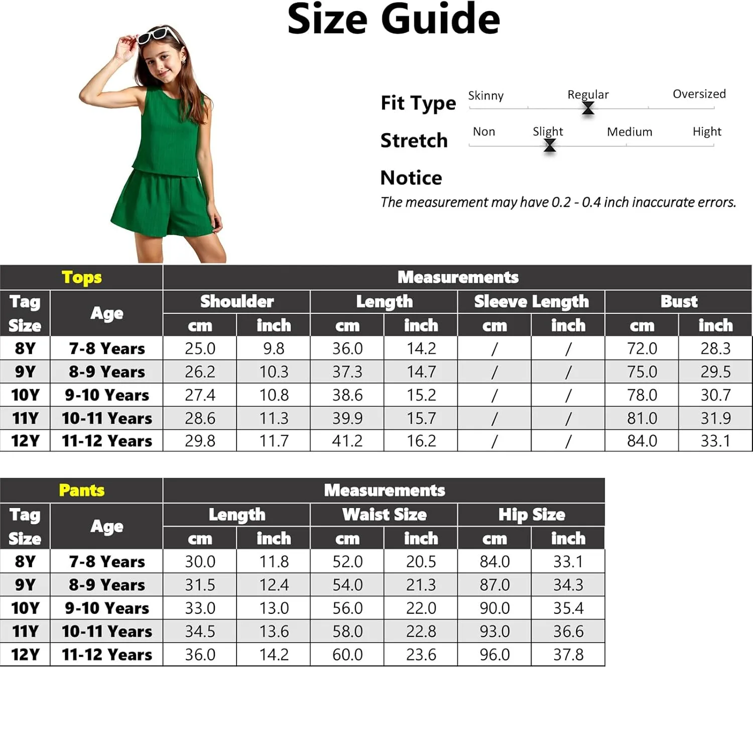 girls outfit ribbed set 4