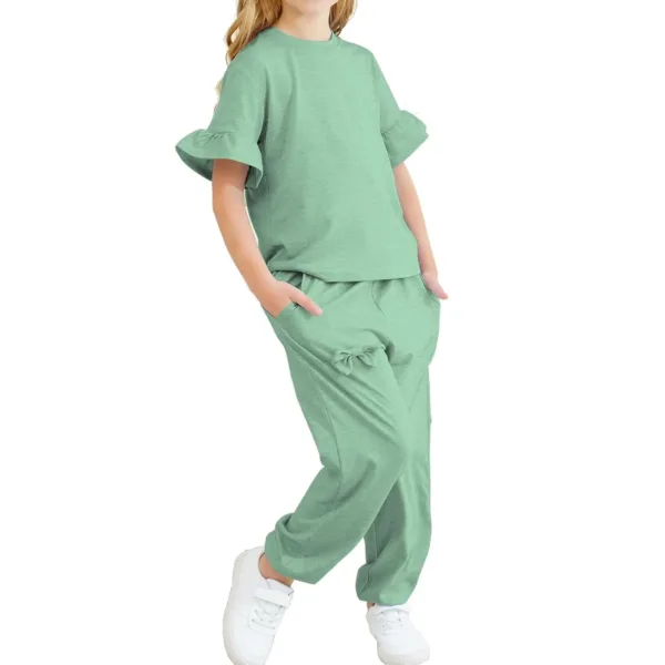 girls outfit ruffle sleeve 1