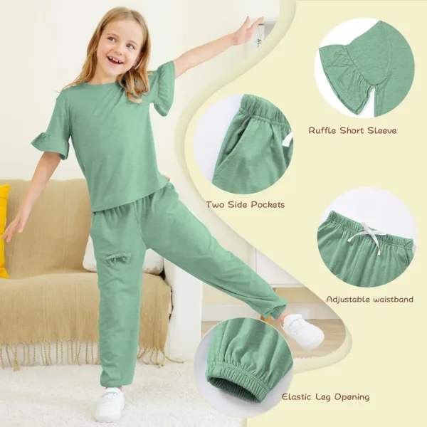 girls outfit ruffle sleeve 5