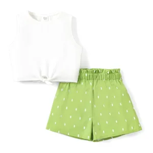 girls outfit tank shorts 1