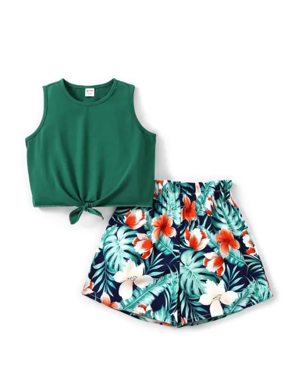 girls outfit tank shorts 7