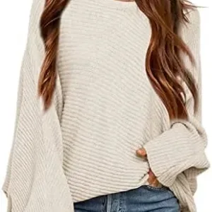 girls oversized crewneck sweater 1