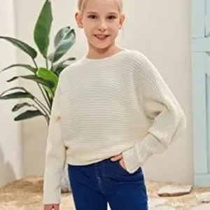 girls oversized crewneck sweater 3