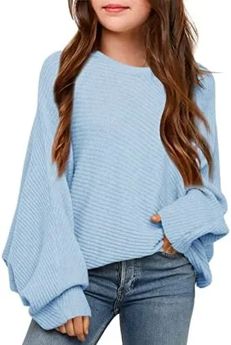 girls oversized crewneck sweater 7