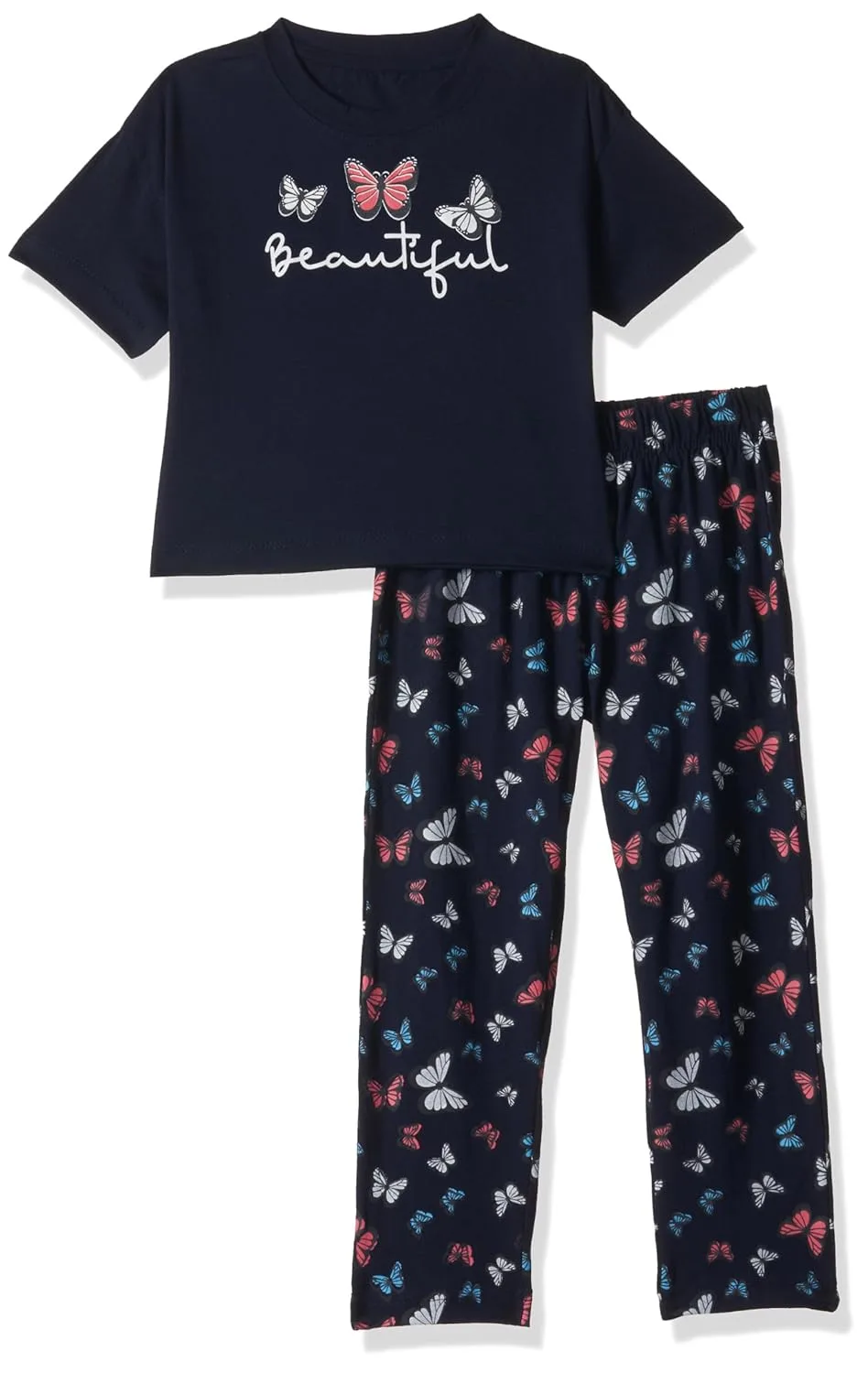 girls pajama set cotton 1